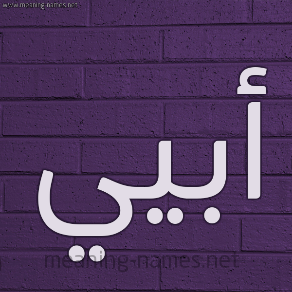 شكل 12 الإسم على الحائط الجداري صورة اسم أبيي Ubai