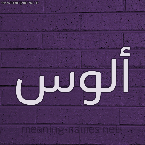 شكل 12 الإسم على الحائط الجداري صورة اسم أَلُّوس AALOOS شكل 12 الإسم على الحائط الجداري صورة اسم أَلُّوس AALOOS