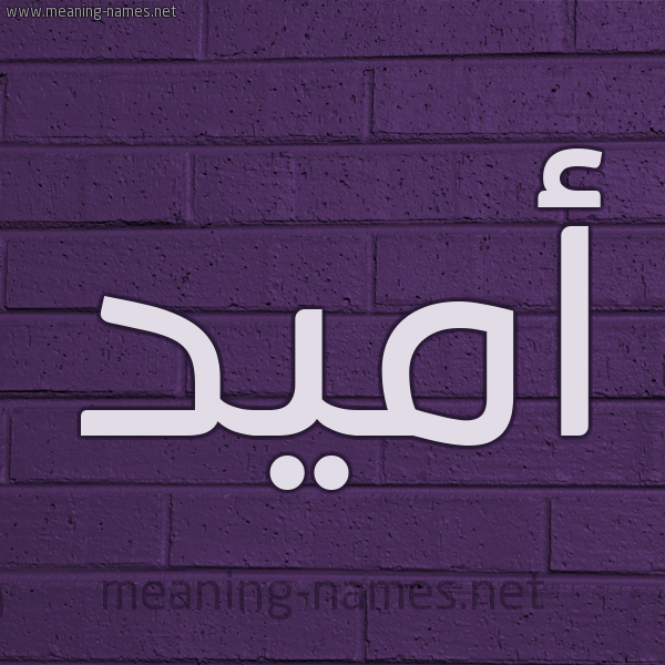 شكل 12 الإسم على الحائط الجداري صورة اسم أُمِّيد AOMEID شكل 12 الإسم على الحائط الجداري صورة اسم أُمِّيد AOMEID