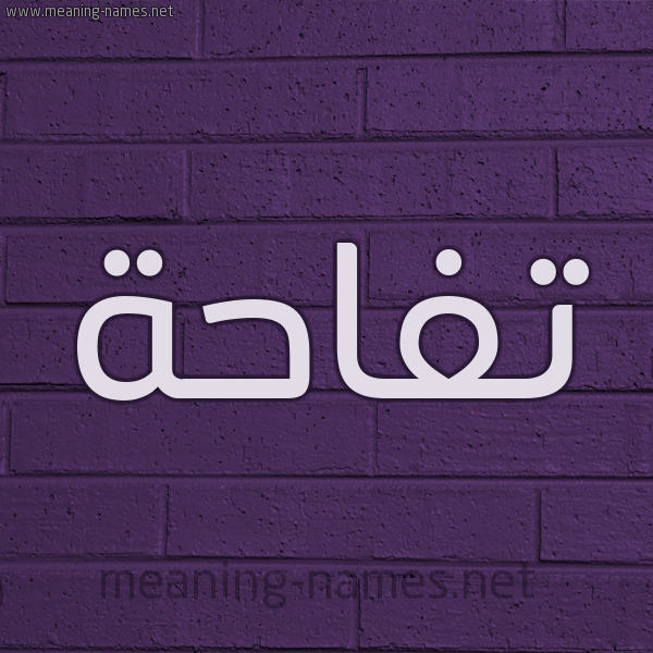 شكل 12 الإسم على الحائط الجداري صورة اسم تُفَّاحة TOFAAHH شكل 12 الإسم على الحائط الجداري صورة اسم تُفَّاحة TOFAAHH