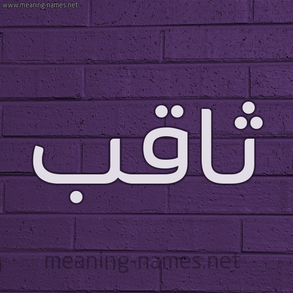 شكل 12 الإسم على الحائط الجداري صورة اسم ثاقب tahqeb