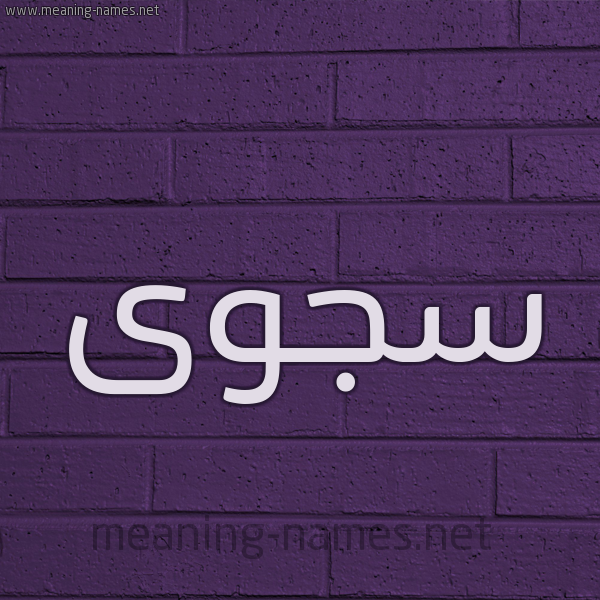شكل 12 الإسم على الحائط الجداري صورة اسم سجوى Sjwa