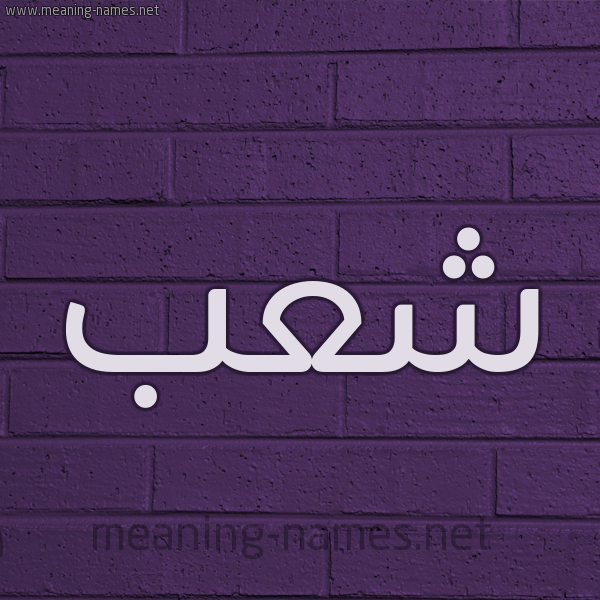 شكل 12 الإسم على الحائط الجداري صورة اسم شعب Ashaab