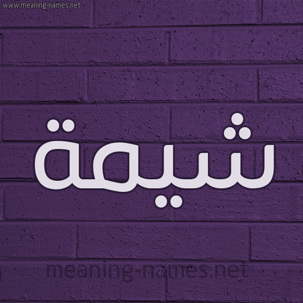 شكل 12 الإسم على الحائط الجداري صورة اسم شيمة Shymh