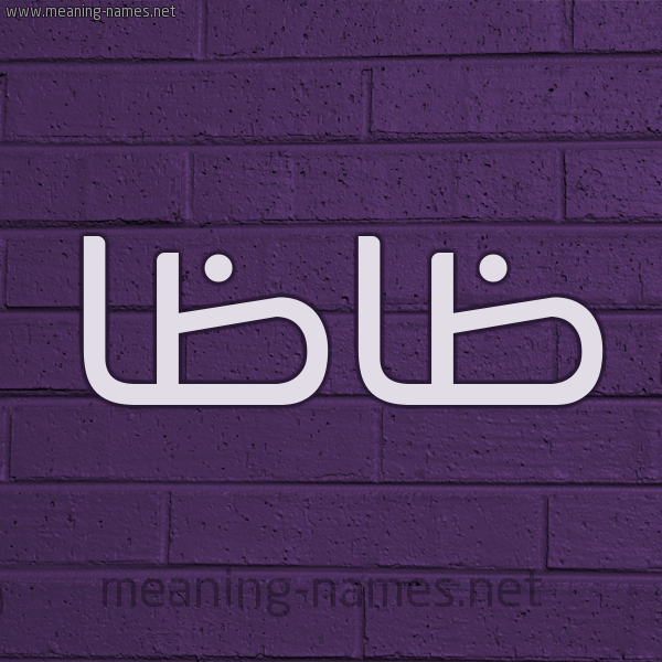 شكل 12 الإسم على الحائط الجداري صورة اسم ظاظا Zaza