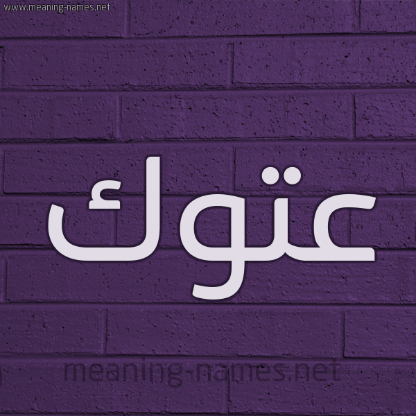 شكل 12 الإسم على الحائط الجداري صورة اسم عَتُّوك AATOOK شكل 12 الإسم على الحائط الجداري صورة اسم عَتُّوك AATOOK