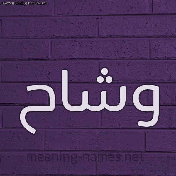 شكل 12 الإسم على الحائط الجداري صورة اسم وشاح Wshah