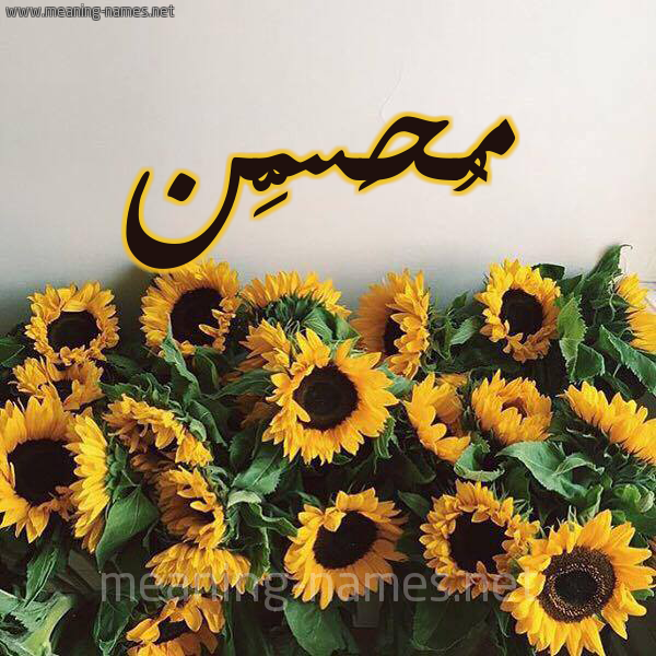 صورة اسم مُحَسِّن MOHASEN شكل 17 صوره دوار الشمس للإسم بخط رقعة صورة اسم مُحَسِّن MOHASEN شكل 17 صوره دوار الشمس للإسم بخط رقعة