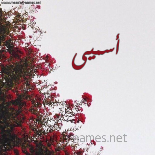 شكل 18 صوره الورد الأحمر للإسم بخط رقعة صورة اسم أسميى Asma