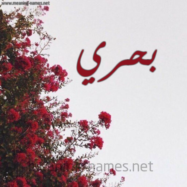 شكل 18 صوره الورد الأحمر للإسم بخط رقعة صورة اسم بحري Bhry