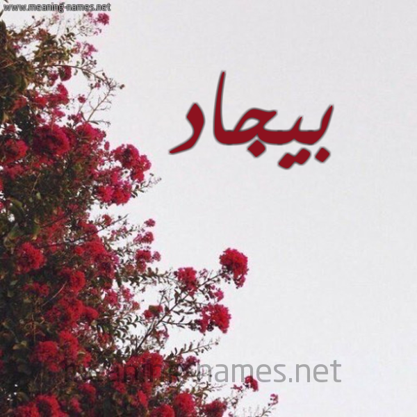 شكل 18 صوره الورد الأحمر للإسم بخط رقعة صورة اسم بيجاد Byjad