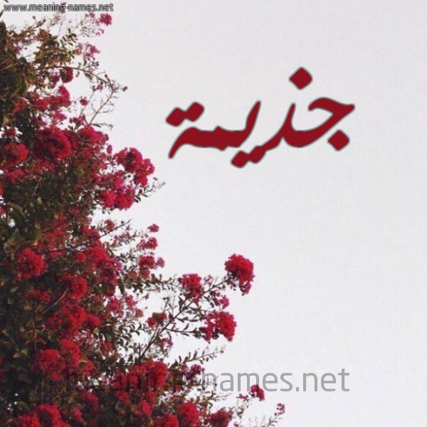 شكل 18 صوره الورد الأحمر للإسم بخط رقعة صورة اسم جذيمة Jdhymh