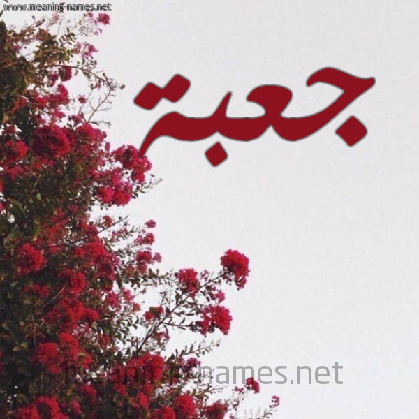 شكل 18 صوره الورد الأحمر للإسم بخط رقعة صورة اسم جعبة J'bh