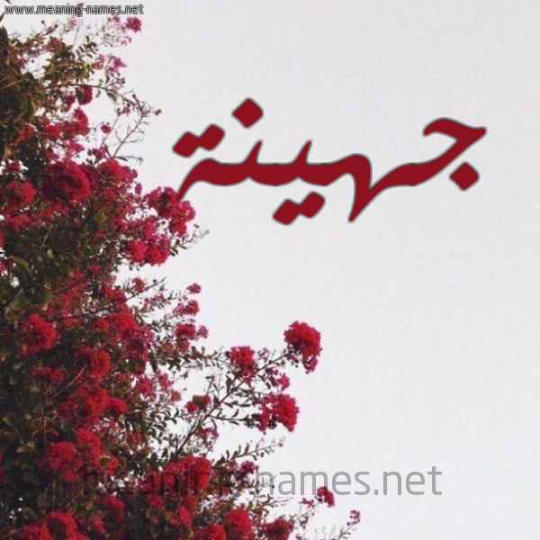 شكل 18 صوره الورد الأحمر للإسم بخط رقعة صورة اسم جهينة Johyna