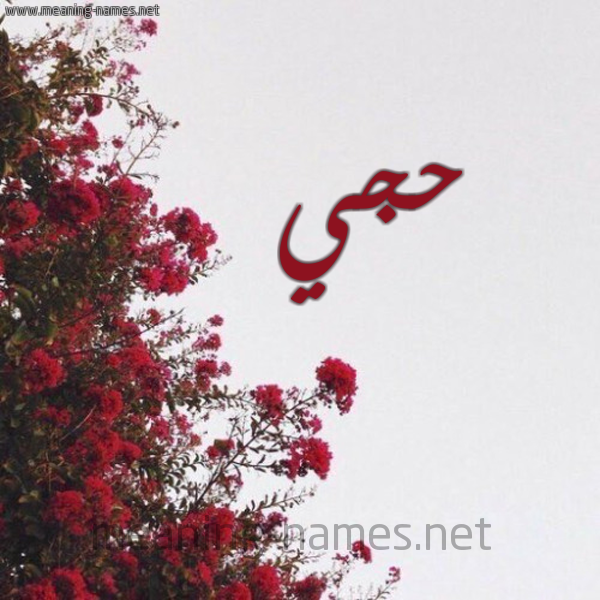 شكل 18 صوره الورد الأحمر للإسم بخط رقعة صورة اسم حجي HGI
