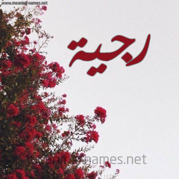 شكل 18 صوره الورد الأحمر للإسم بخط رقعة صورة اسم رجية Rjyh