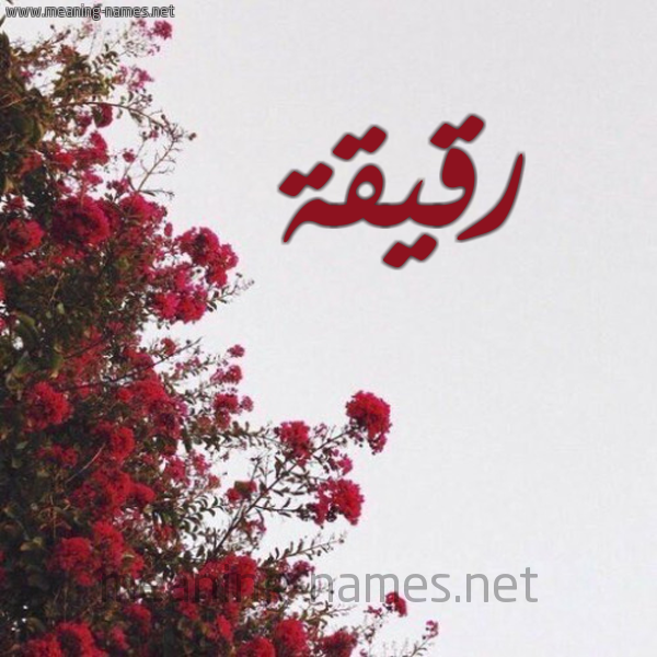 شكل 18 صوره الورد الأحمر للإسم بخط رقعة صورة اسم رقيقة Rqyqh