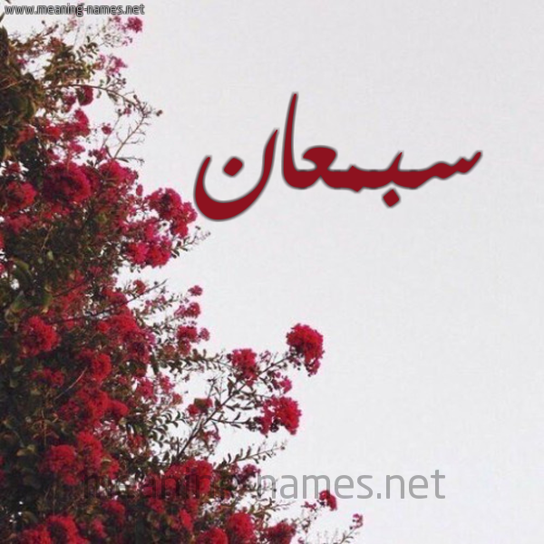شكل 18 صوره الورد الأحمر للإسم بخط رقعة صورة اسم سبمعان Samaan