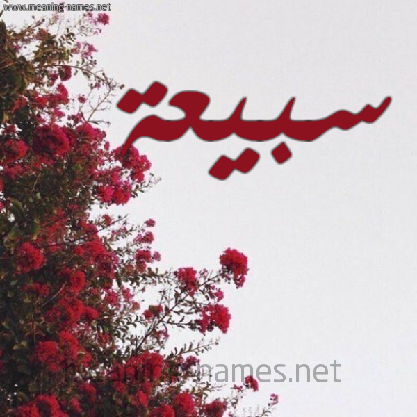 شكل 18 صوره الورد الأحمر للإسم بخط رقعة صورة اسم سبيعة Sby'h
