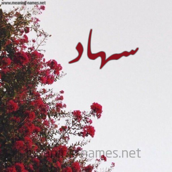 شكل 18 صوره الورد الأحمر للإسم بخط رقعة صورة اسم سهاد Sohad