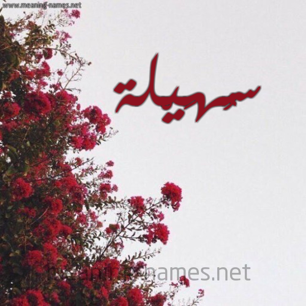 شكل 18 صوره الورد الأحمر للإسم بخط رقعة صورة اسم سُهَيْلة SOHAILH