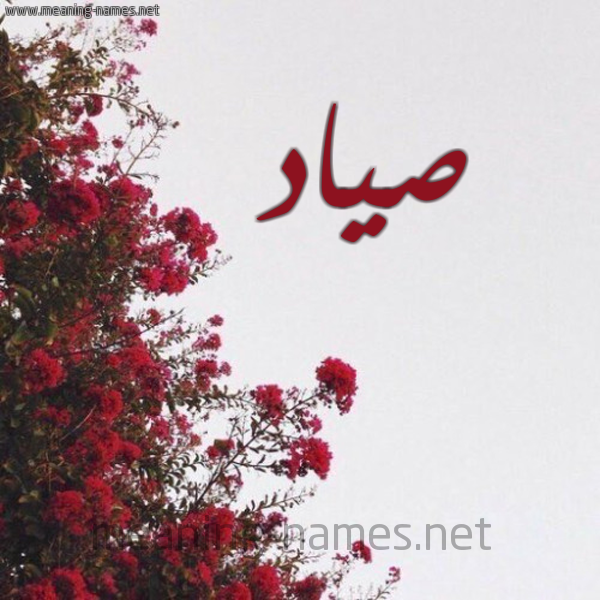 شكل 18 صوره الورد الأحمر للإسم بخط رقعة صورة اسم صياد Syad