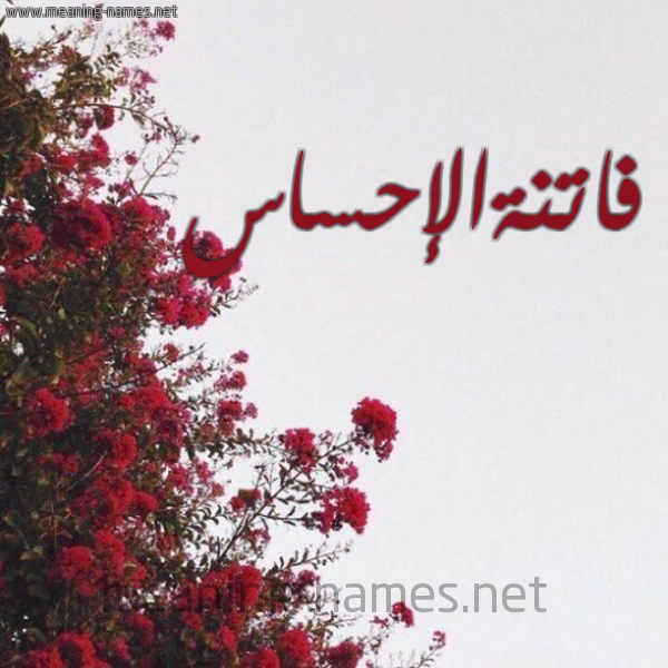 شكل 18 صوره الورد الأحمر للإسم بخط رقعة صورة اسم فاتنةالإحساس Fatnhalihsas