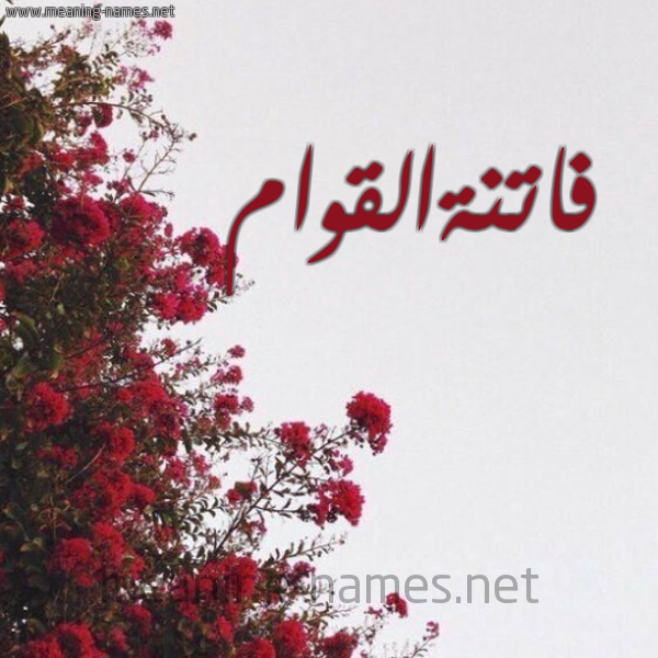 شكل 18 صوره الورد الأحمر للإسم بخط رقعة صورة اسم فاتنةالقوام Fatnhalqwam