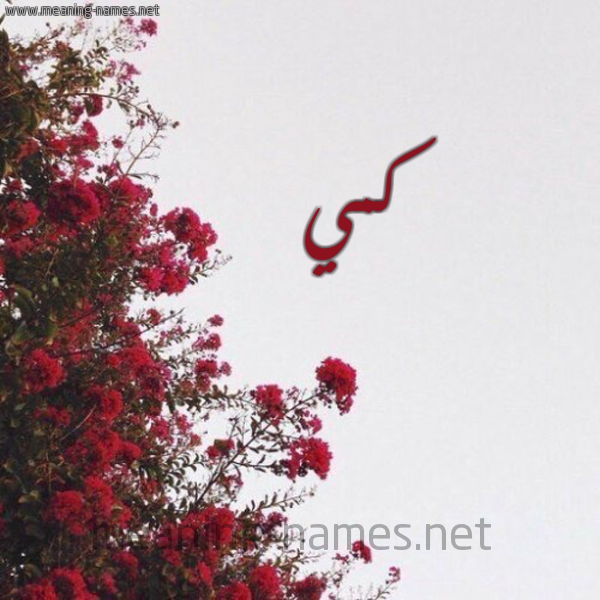 شكل 18 صوره الورد الأحمر للإسم بخط رقعة صورة اسم كمي Kmy