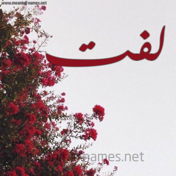 شكل 18 صوره الورد الأحمر للإسم بخط رقعة صورة اسم لفت Lft