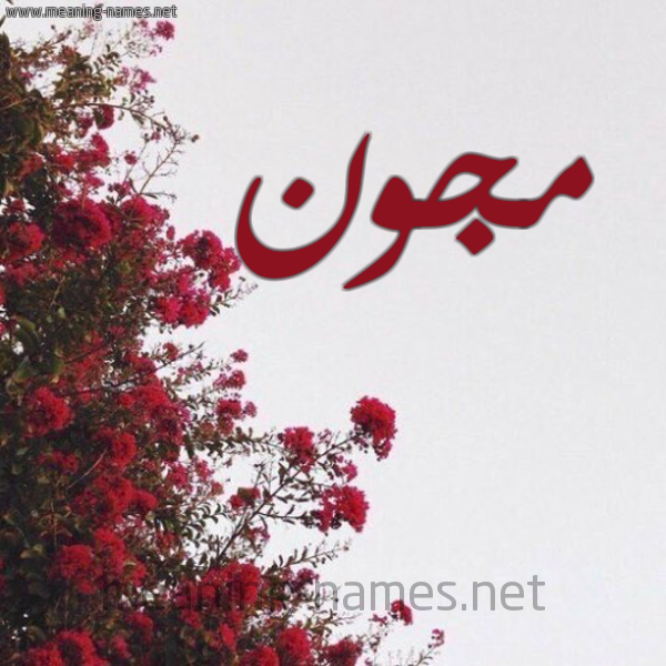 شكل 18 صوره الورد الأحمر للإسم بخط رقعة صورة اسم مجون mgoon