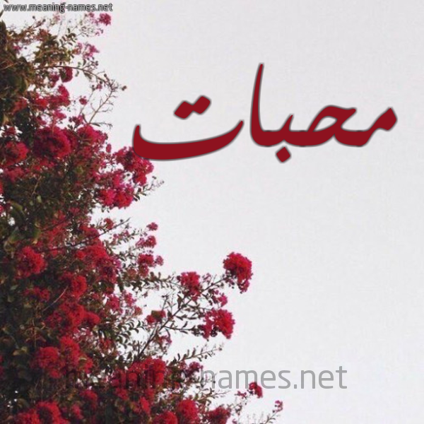 شكل 18 صوره الورد الأحمر للإسم بخط رقعة صورة اسم محبات Mhbat