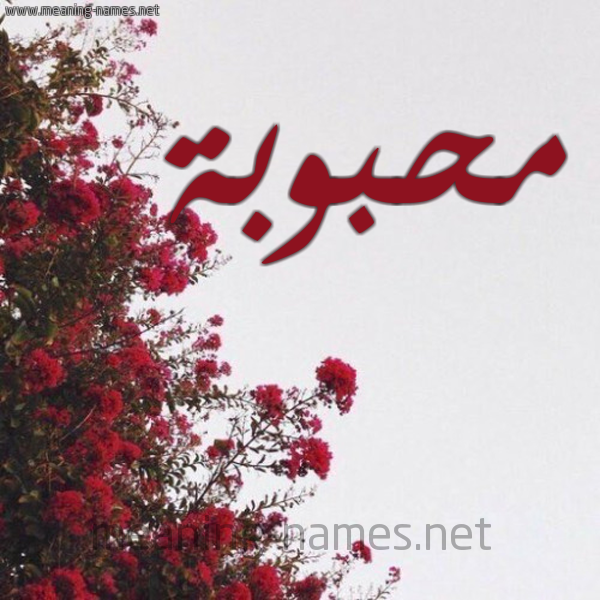 شكل 18 صوره الورد الأحمر للإسم بخط رقعة صورة اسم محبوبة Mhbwbh