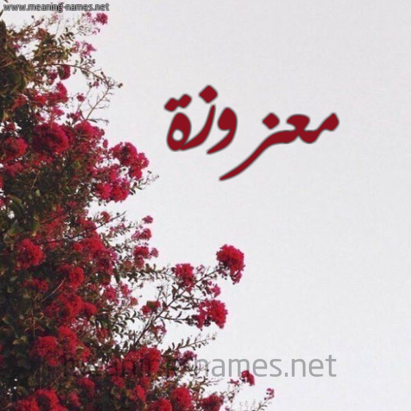 شكل 18 صوره الورد الأحمر للإسم بخط رقعة صورة اسم معزوزة MAZOZH