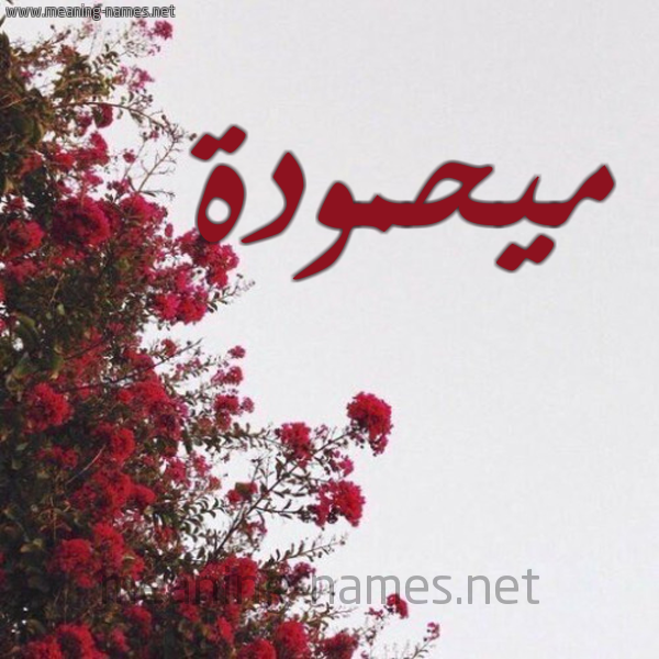شكل 18 صوره الورد الأحمر للإسم بخط رقعة صورة اسم ميحمودة Mahmoudah