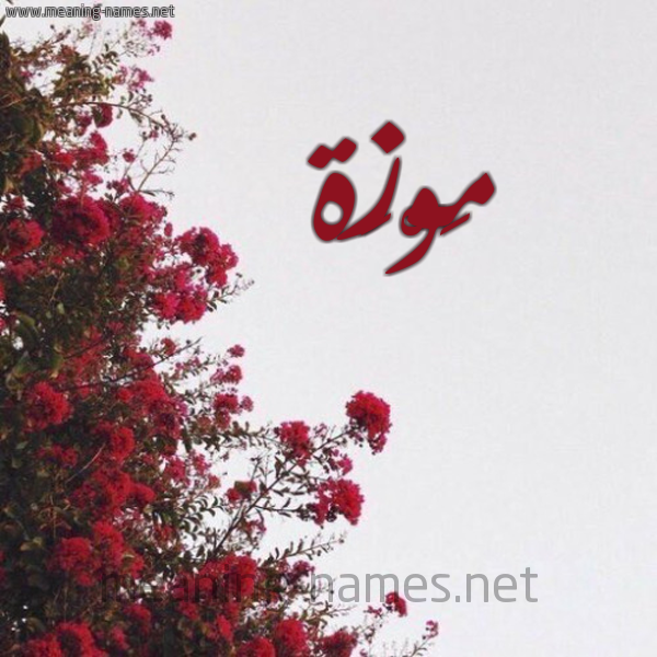 شكل 18 صوره الورد الأحمر للإسم بخط رقعة صورة اسم مَوْزَة MAOZAH