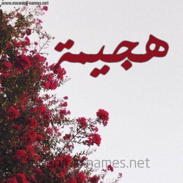 شكل 18 صوره الورد الأحمر للإسم بخط رقعة صورة اسم هجيمة HGIMH