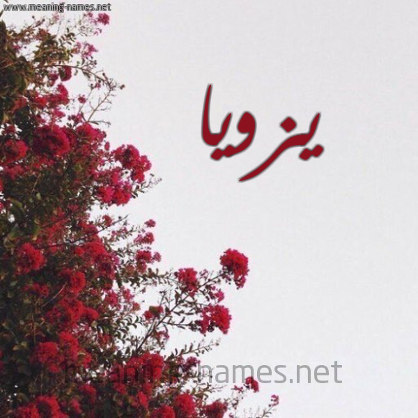 شكل 18 صوره الورد الأحمر للإسم بخط رقعة صورة اسم يزويا Zoya