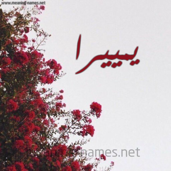 شكل 18 صوره الورد الأحمر للإسم بخط رقعة صورة اسم يمييرا Mira