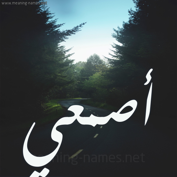 شكل 19 صوره طريق بين الشجر بخط رقعة صورة اسم أصمعي asmai