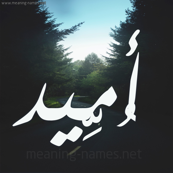 شكل 19 صوره طريق بين الشجر بخط رقعة صورة اسم أُمِّيد AOMEID شكل 19 صوره طريق بين الشجر بخط رقعة صورة اسم أُمِّيد AOMEID