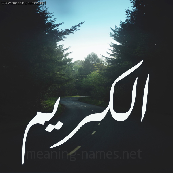 شكل 19 صوره طريق بين الشجر بخط رقعة