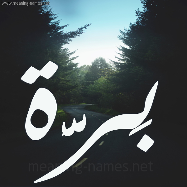 شكل 19 صوره طريق بين الشجر بخط رقعة صورة اسم بَرَّة BARAH شكل 19 صوره طريق بين الشجر بخط رقعة صورة اسم بَرَّة BARAH