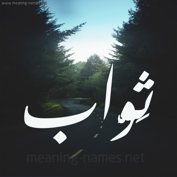 شكل 19 صوره طريق بين الشجر بخط رقعة صورة اسم ثَوَّاب THAOAAB شكل 19 صوره طريق بين الشجر بخط رقعة صورة اسم ثَوَّاب THAOAAB
