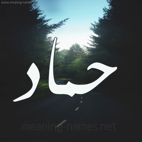 شكل 19 صوره طريق بين الشجر بخط رقعة صورة اسم حماد Hmad