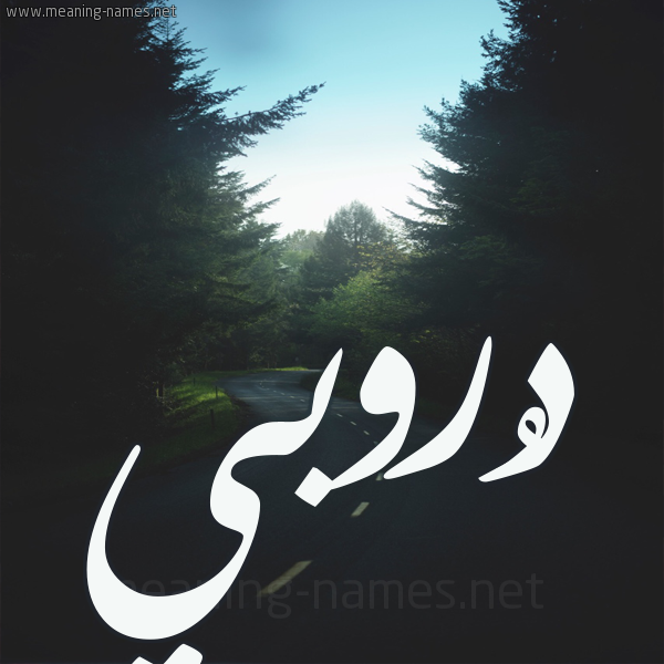 شكل 19 صوره طريق بين الشجر بخط رقعة