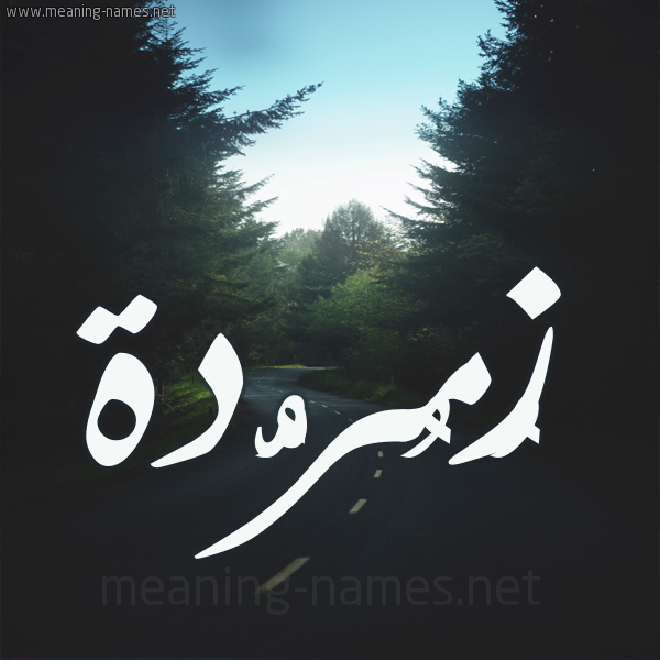 شكل 19 صوره طريق بين الشجر بخط رقعة صورة اسم زُمُرُّدة ZOMORODH شكل 19 صوره طريق بين الشجر بخط رقعة صورة اسم زُمُرُّدة ZOMORODH