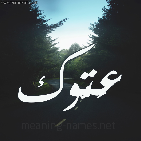 شكل 19 صوره طريق بين الشجر بخط رقعة صورة اسم عَتُّوك AATOOK شكل 19 صوره طريق بين الشجر بخط رقعة صورة اسم عَتُّوك AATOOK