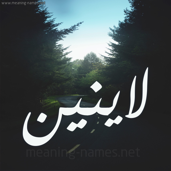 شكل 19 صوره طريق بين الشجر بخط رقعة صورة اسم لاينين Lanin