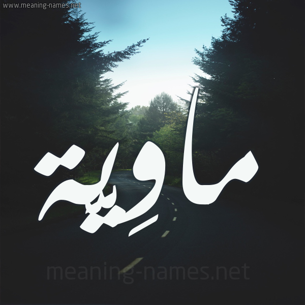 شكل 19 صوره طريق بين الشجر بخط رقعة صورة اسم ماوِيَّة MAOEIAH شكل 19 صوره طريق بين الشجر بخط رقعة صورة اسم ماوِيَّة MAOEIAH